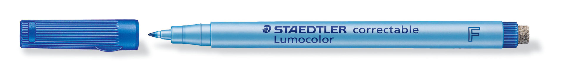 STAEDTLER Folienstift Lumocolor correct F blau, 