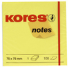 Notes Haftnotizen Haftnotizzettel 75 x 75 mm Kores