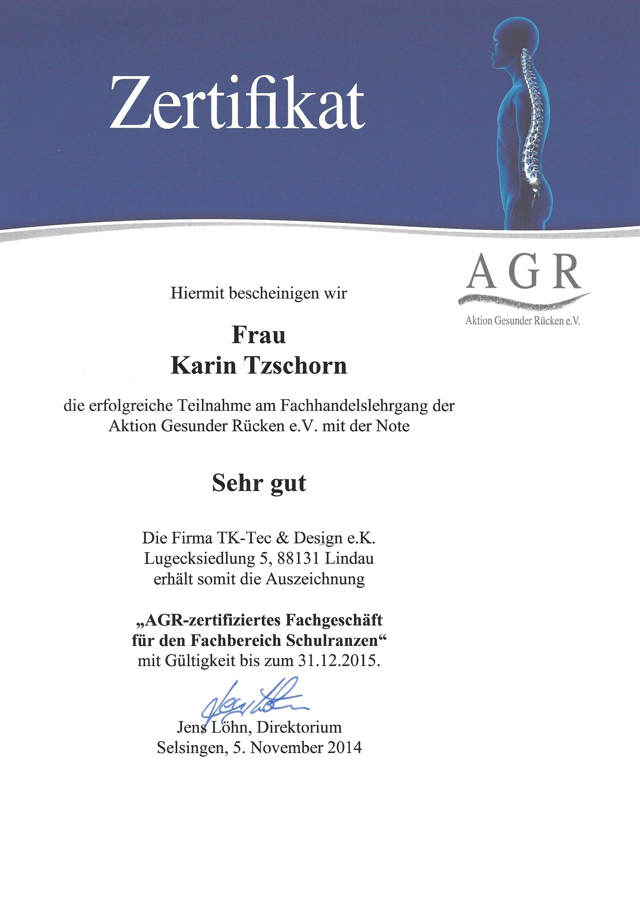 AGR-Zertifikat_2014