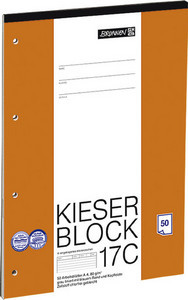 Kieserblock - liniert - DIN A4 - 17C - das Original