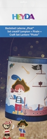 Laternenbastelset Pirat
