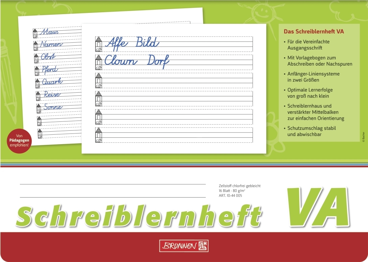 Schreiblernheft VA-Schrift DIN A4
